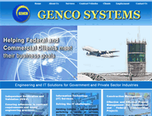 Tablet Screenshot of gencosystems.com